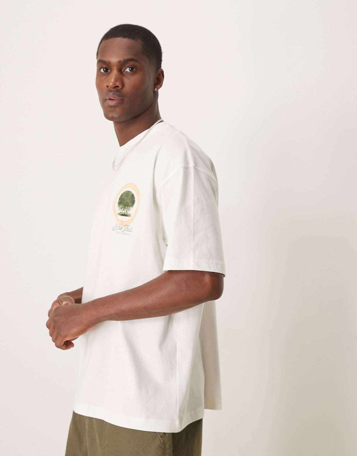 Oversized T-Shirt With Scenic Graphic