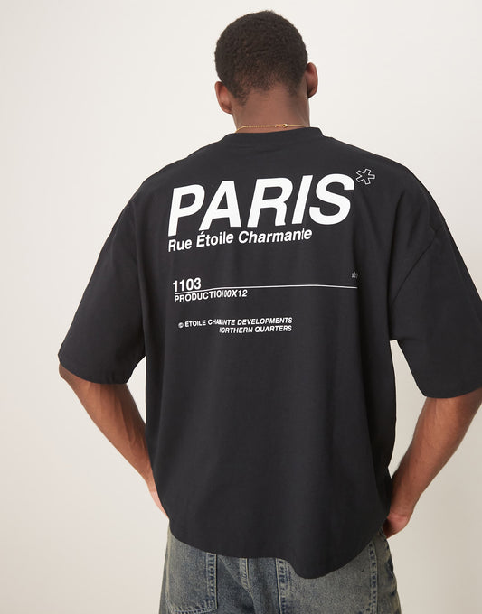 Oversized T-Shirt With Text Graphic