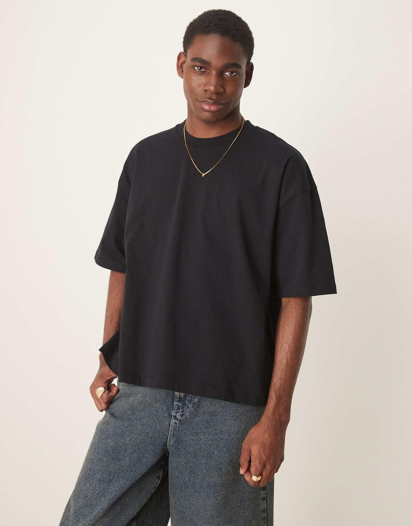 Oversized T-Shirt With Text Graphic