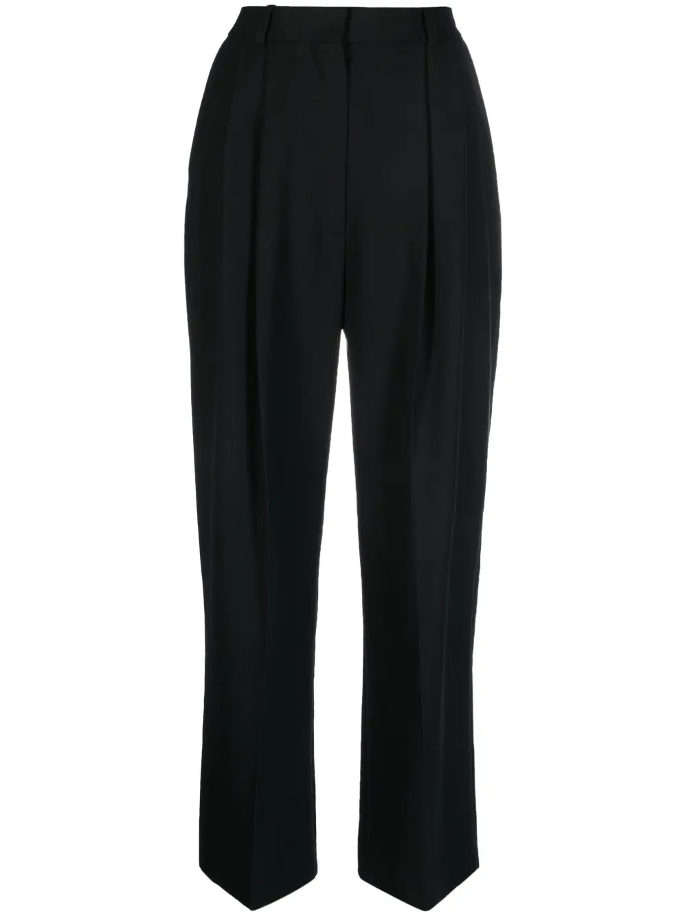 Double-Pleated Tailored Trousers