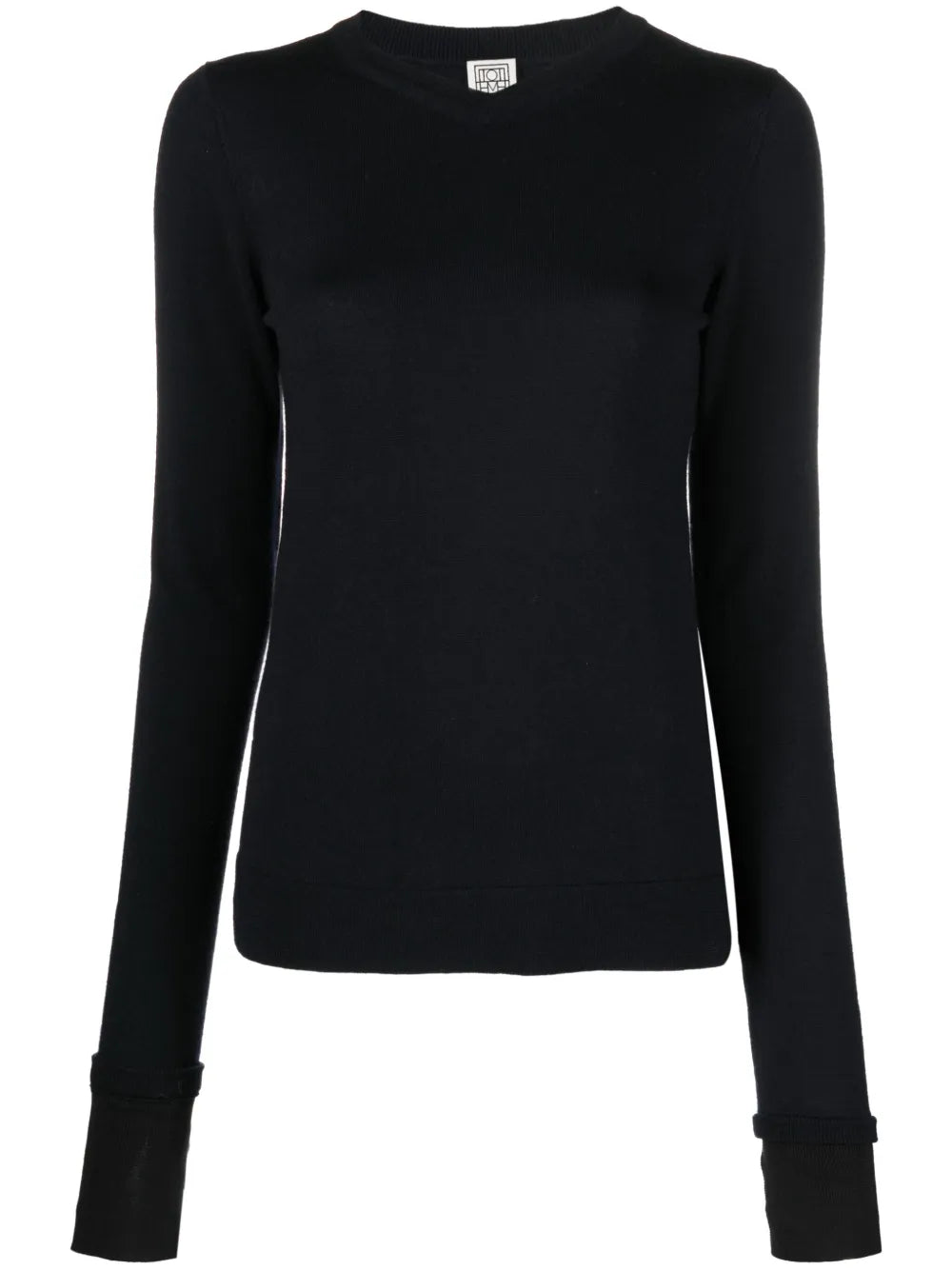 Crew-Neck Thumbslot Jumper