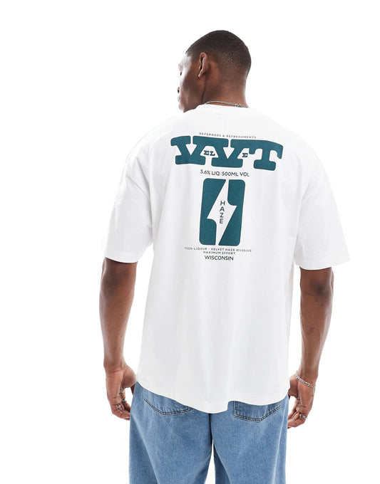 Oversized T-Shirt With Text Graphics