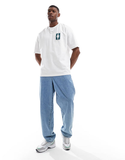 Oversized T-Shirt With Text Graphics