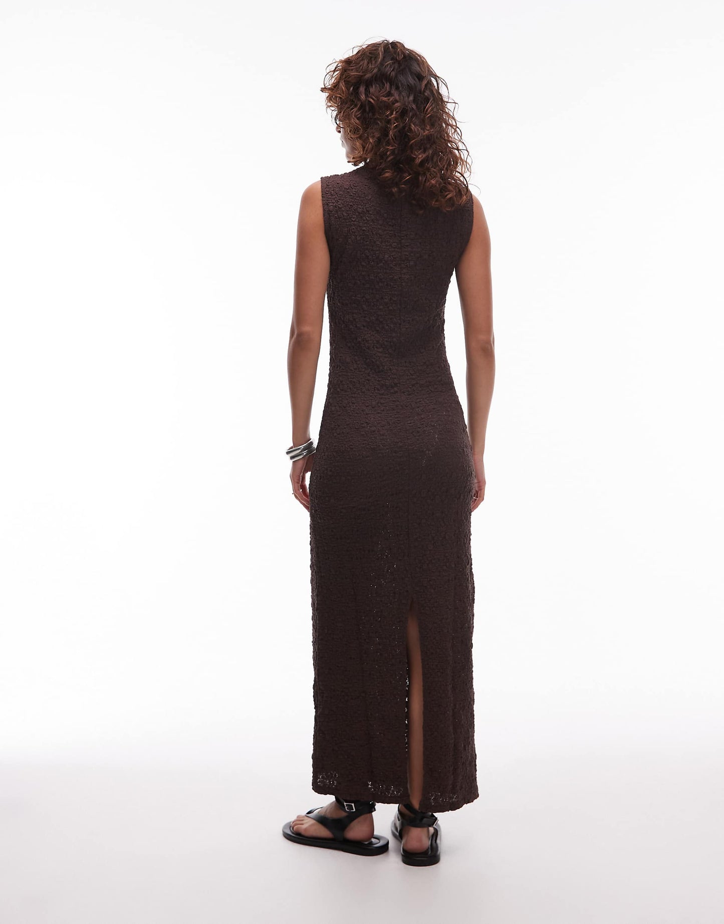 Textured Midi Dress