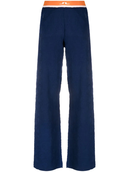 Wanda Jacquard-Motif Trousers