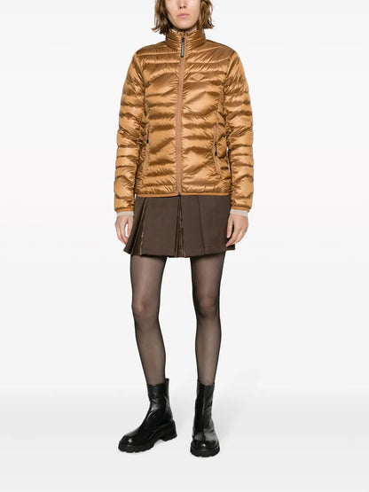 Zip-Up High-Neck Padded Jacket