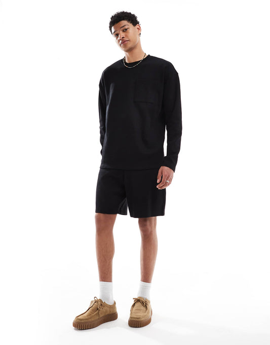 Ribbed Top & Short Co-Ord