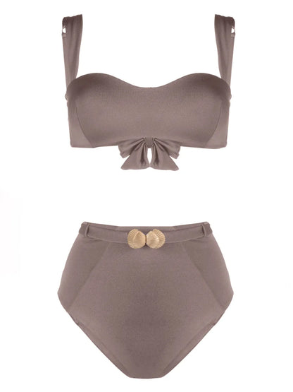 Seashell Bandeau Bikini Set