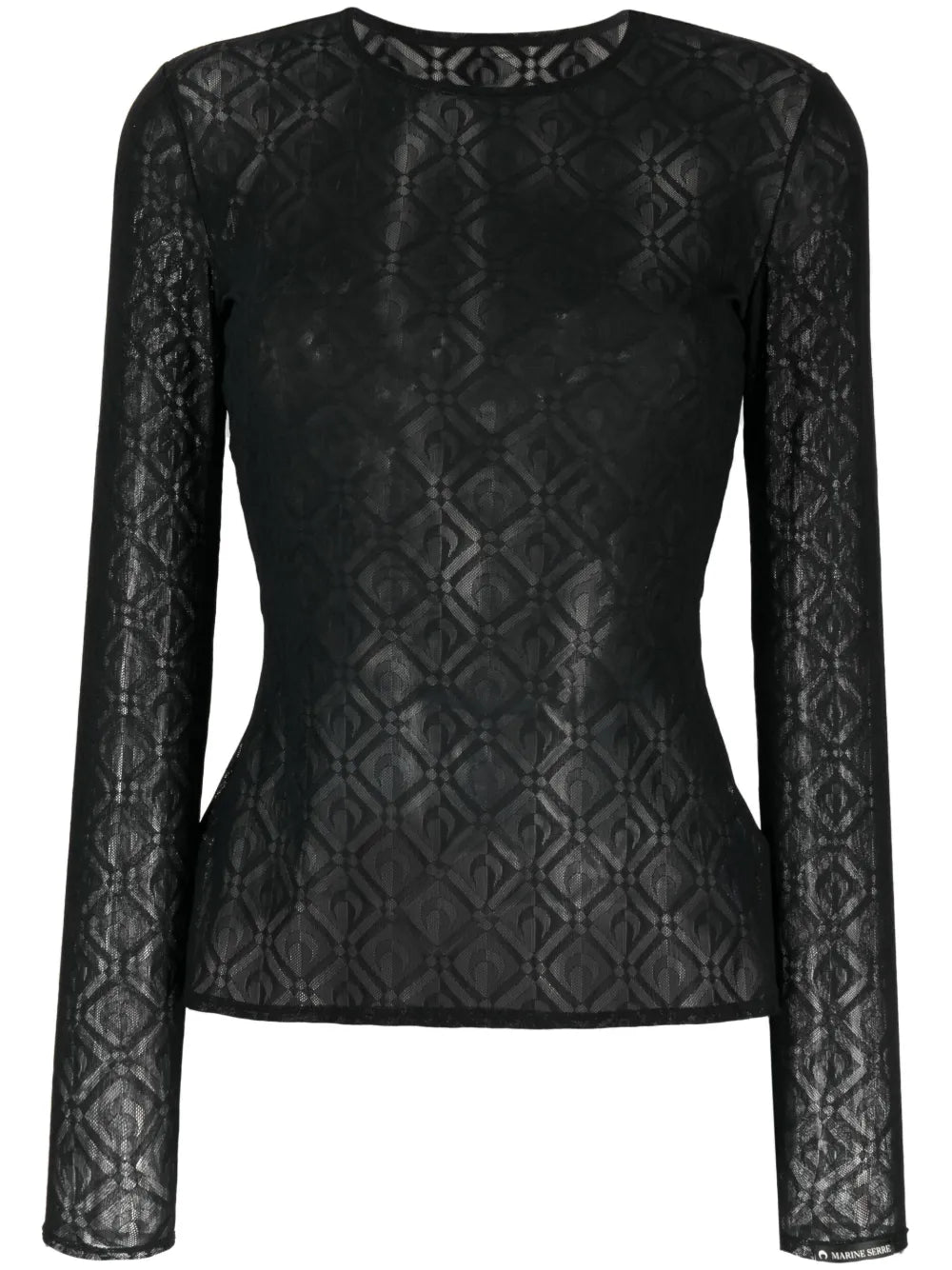 Second Skin Mesh Jacquard Top