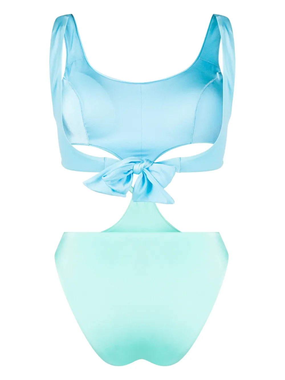 Cut-Out Detailing Colour-Block Swimsuit