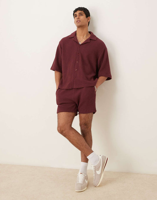 Oversized Textured Co-Ord