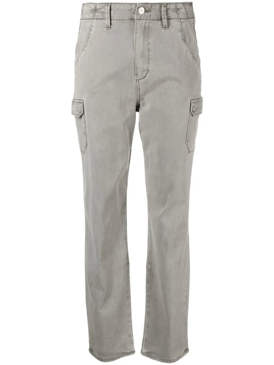 High-Waist Straight-Leg Jeans
