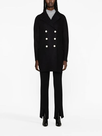 Double-Breasted Wool Coat
