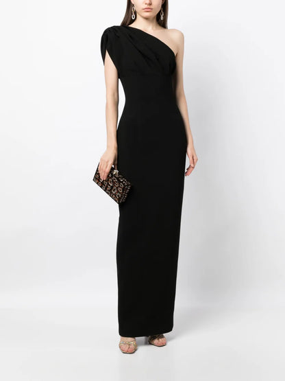 Winnie One-Shoulder Gown Dress