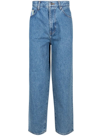 Baggy Embroidered Loose-Fit Jeans
