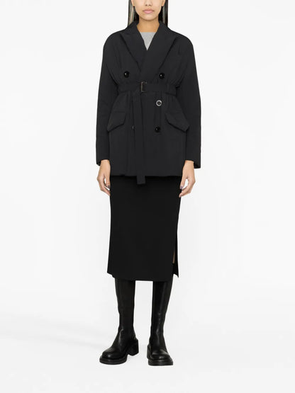 Belted Double-Breasted Blazer