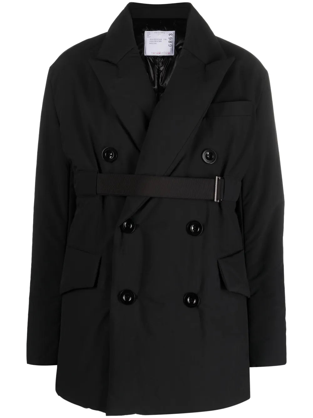 Belted Double-Breasted Blazer