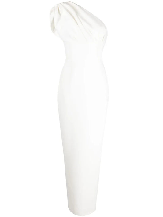 Winnie One-Shoulder Gown Dress