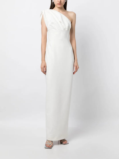 Winnie One-Shoulder Gown Dress