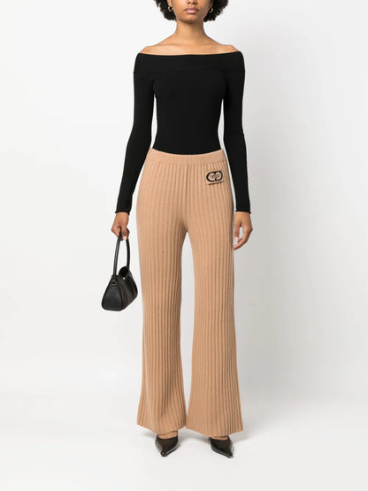 Logo-Plaque Off-Shoulder Bodysuit