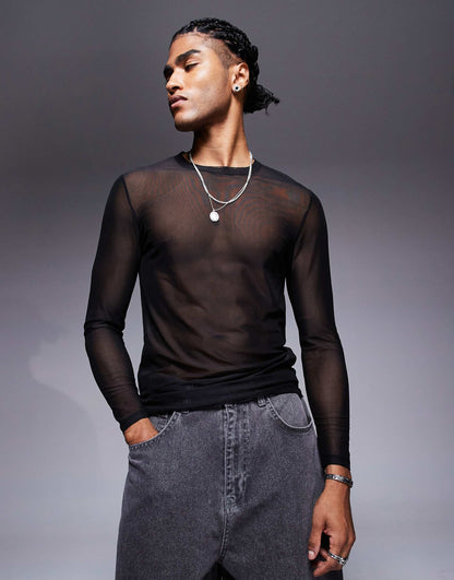 Muscle Fit Long Sleeve T-Shirt