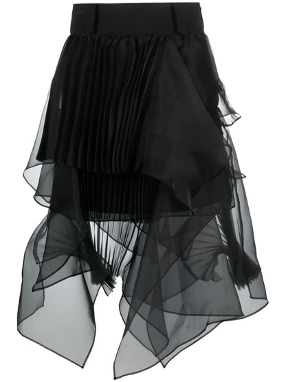 Asymmetric Tule Skirt