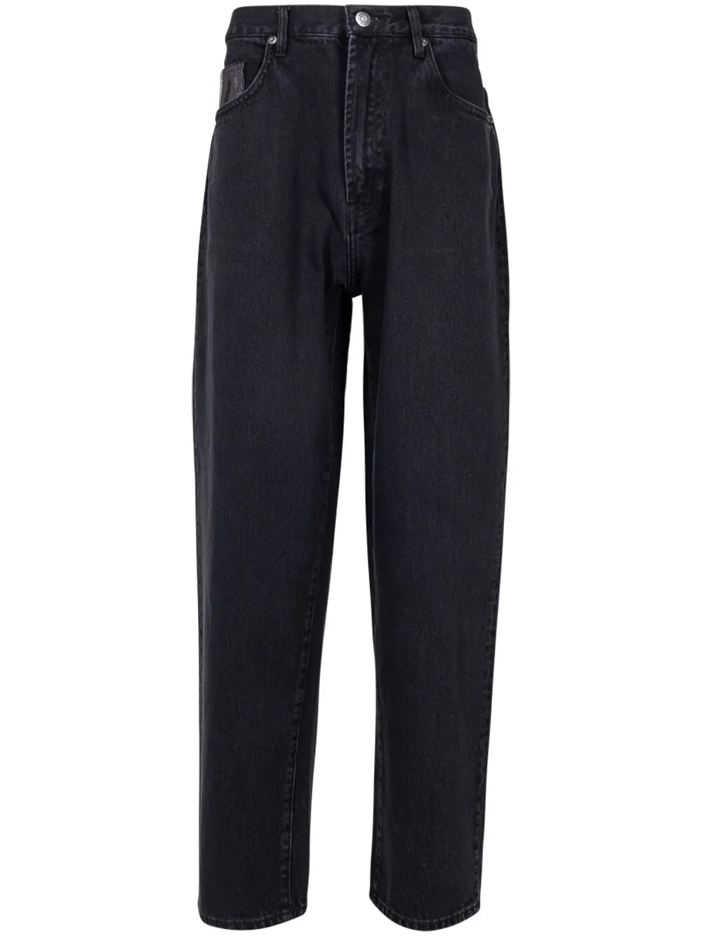 Baggy Embroidered Loose-Fit Jeans