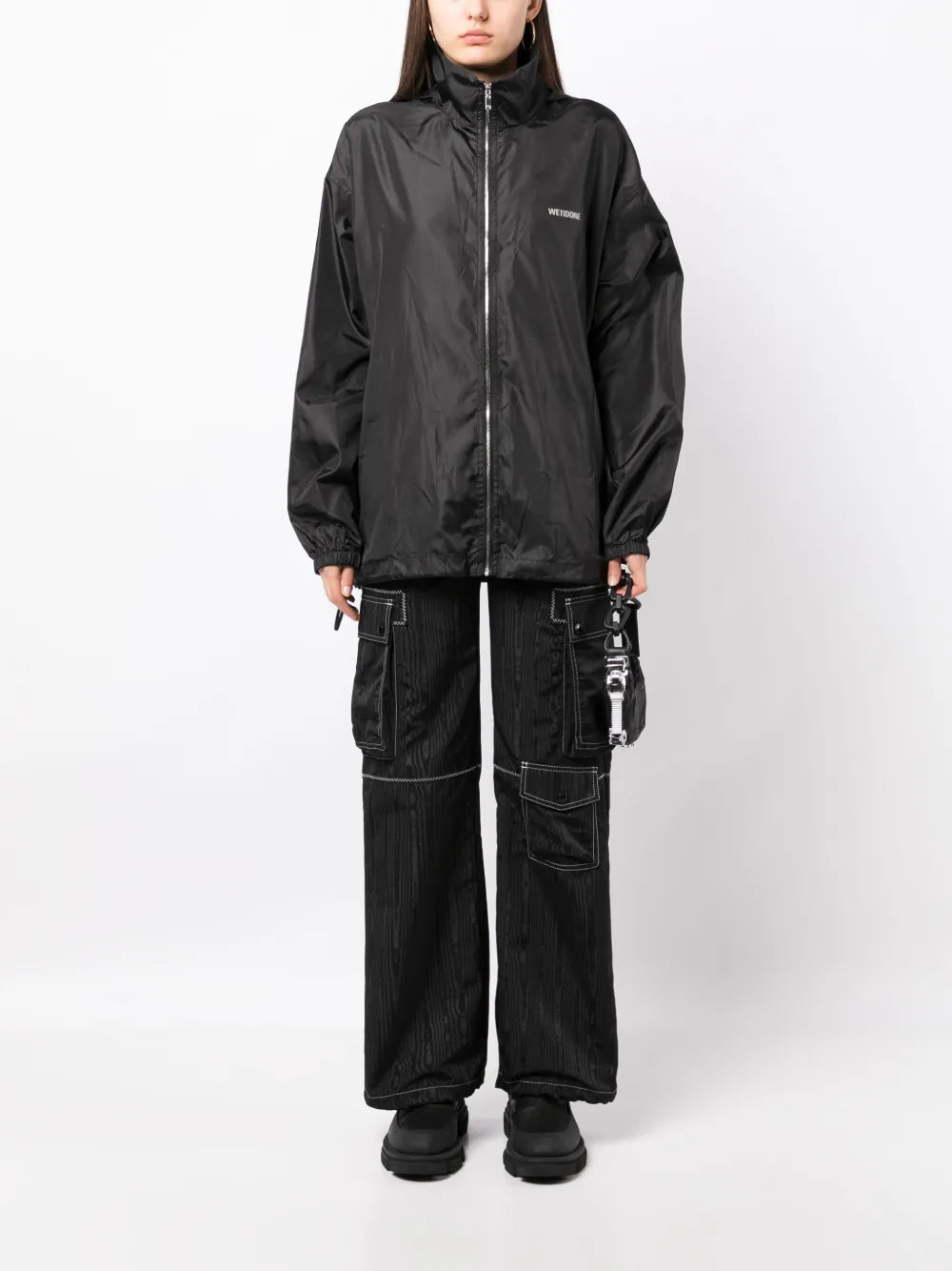 Logo-Print Hooded Jacket