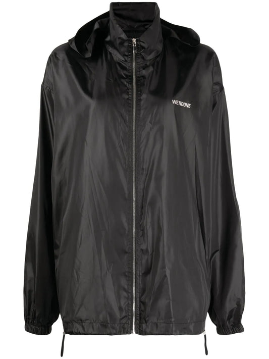 Logo-Print Hooded Jacket