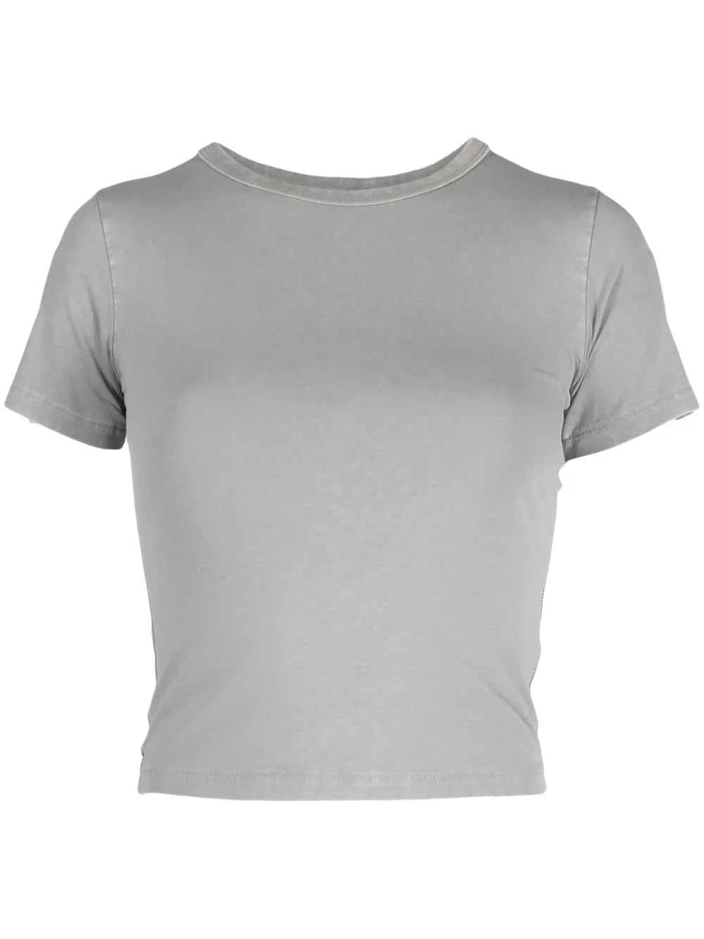 Round-Neck Cropped T-Shirt