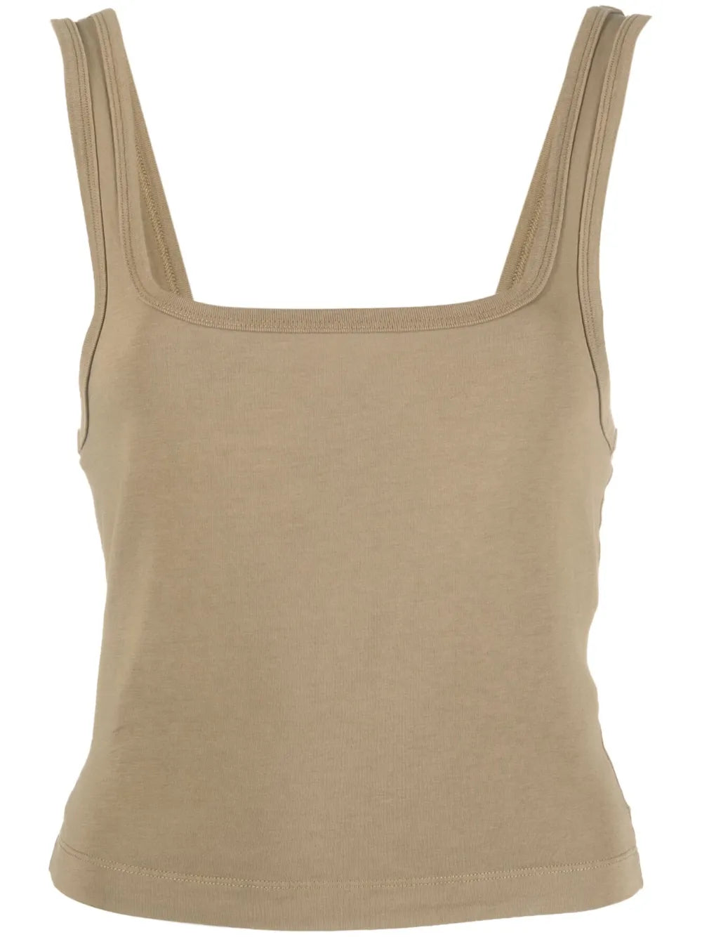 Cropped Organic-Cotton Tank Top