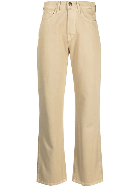Straight-Leg Cotton Jeans