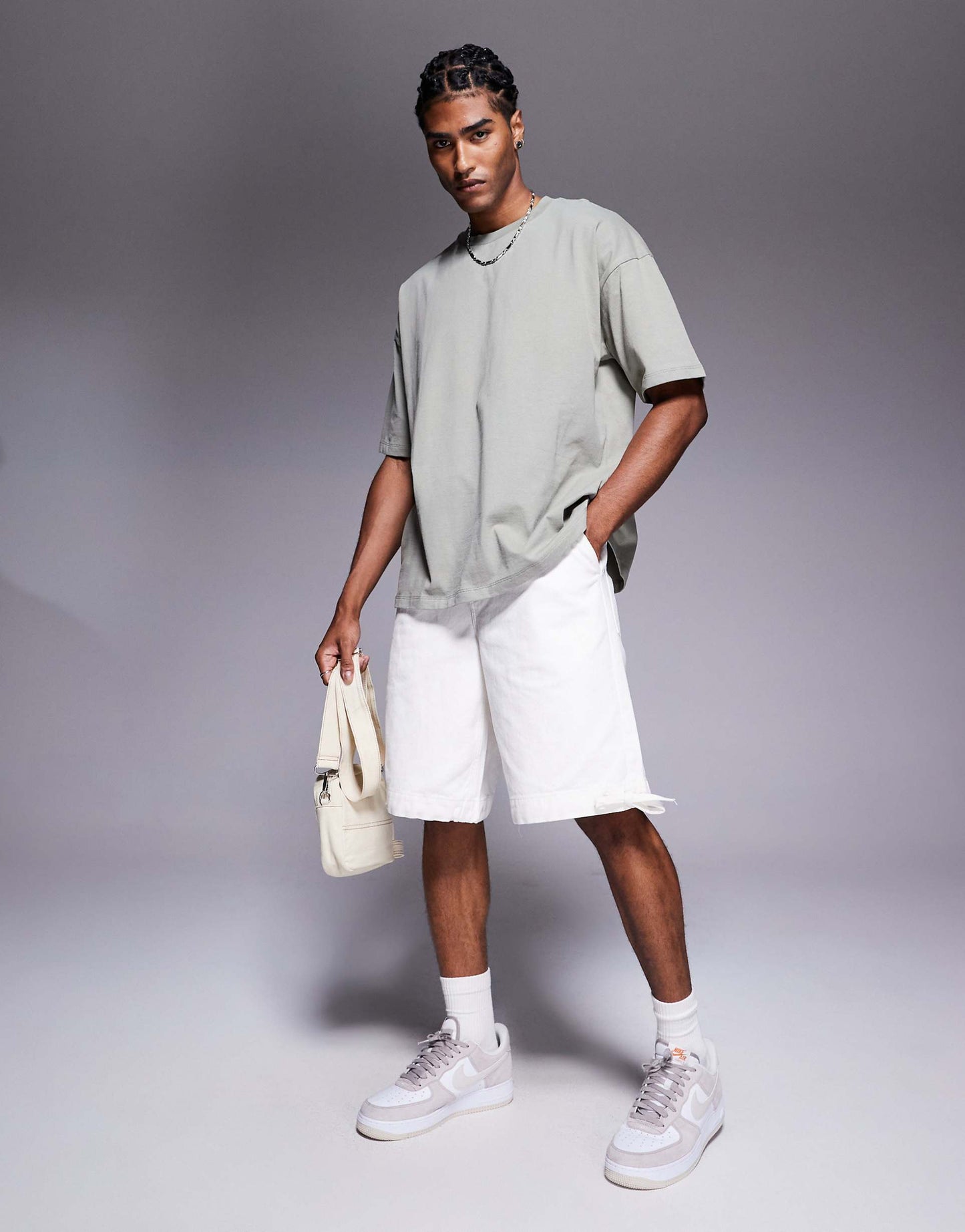 Oversized T-Shirt With Paris Text Graphic