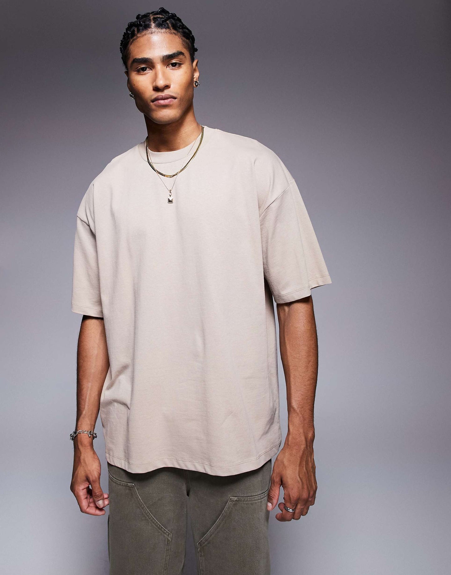 Oversized T-Shirt With New York Graphic