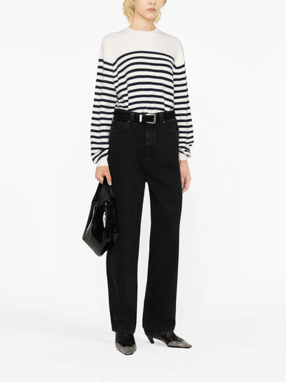 Straight-Leg Cotton Jeans