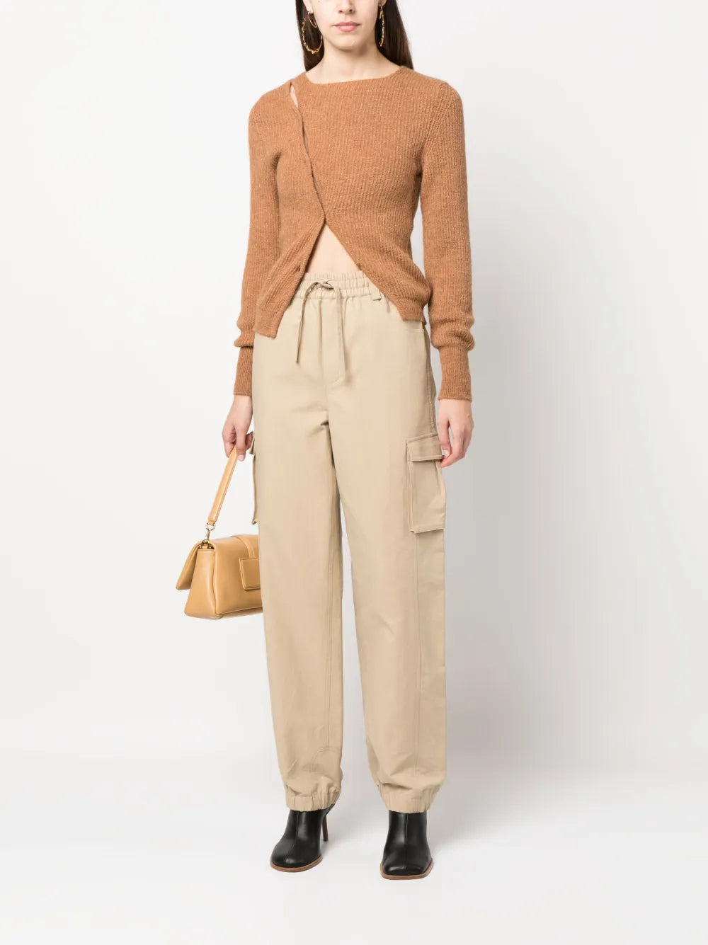 La Maille Pau Asymmetric Cardigan