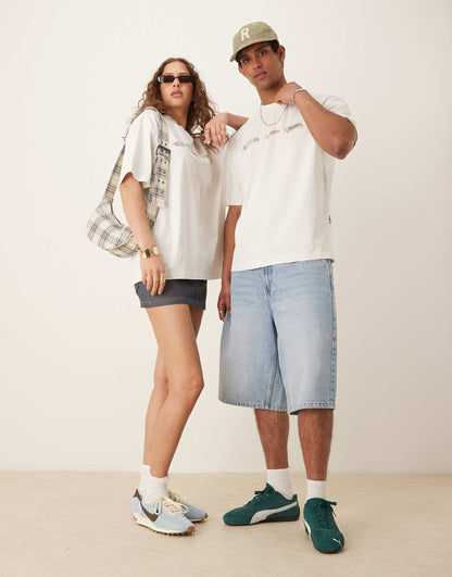 Unisex Oversized T-Shirt With Hot Wheels Prints