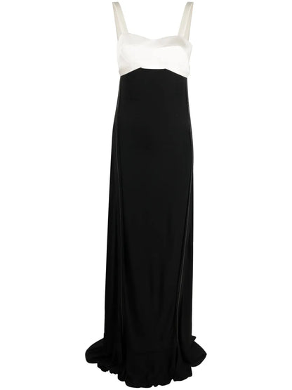 Cut-Out Sleeveless Gown