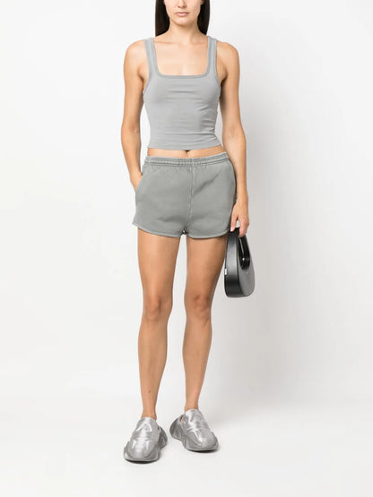 Square-Neck Cropped Top