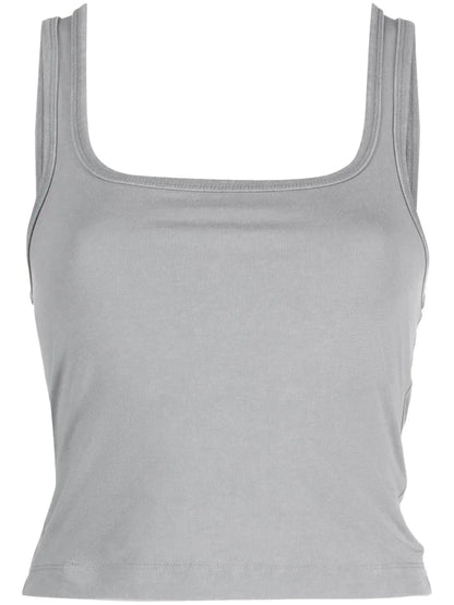 Square-Neck Cropped Top
