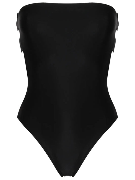 Cut-Out Strapless Swimsuit
