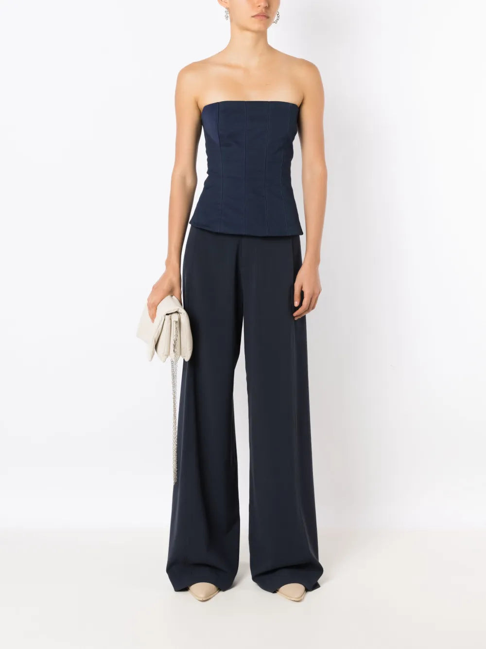 Panelled Zip-Up Top