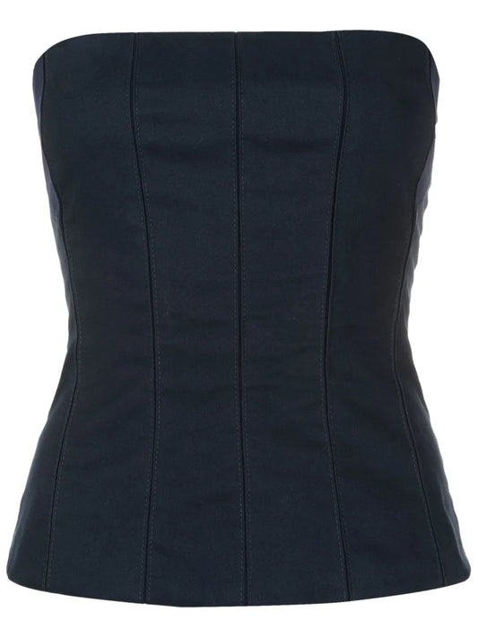Panelled Zip-Up Top