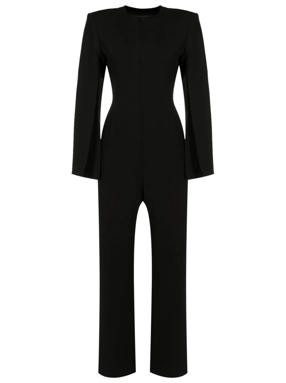 Long Slit-Sleeve Jumpsuit