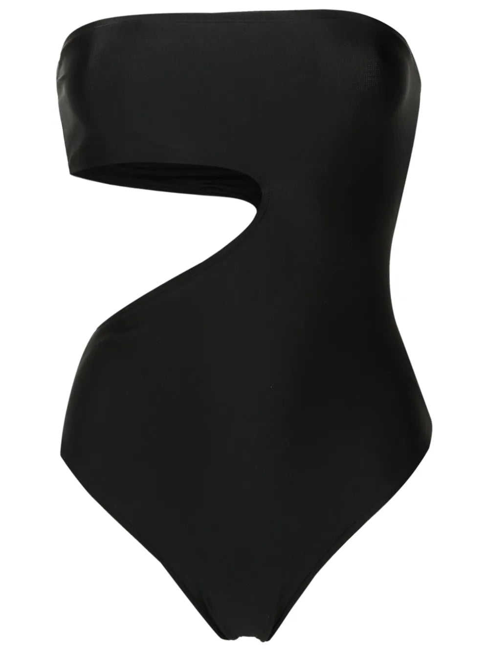 Strapless Cut-Out Swimsuit