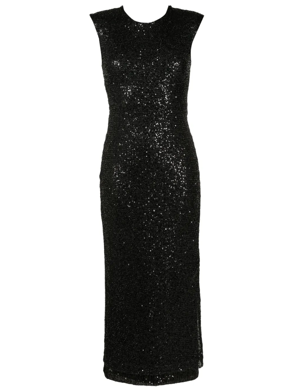 Sequin-Embellished Sleeveless Dress