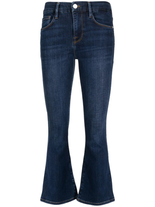 Le Crop Mid-Rise Bootcut Jeans