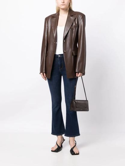 Le Crop Mid-Rise Bootcut Jeans