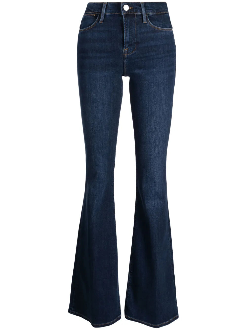 Mid-Rise Flared Jeans