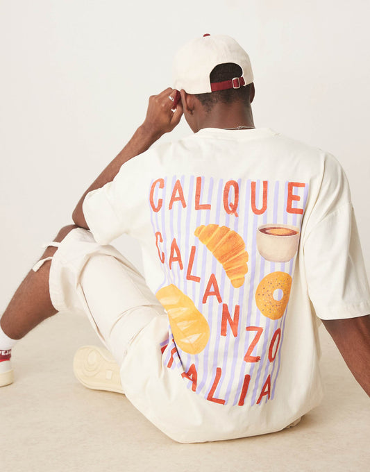 Oversized T-Shirt With Back Graphic